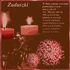 Świece z kwiatami w dniu zadumy